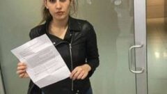 adliyede provokatör gazeteci Dilek Yaman Demir