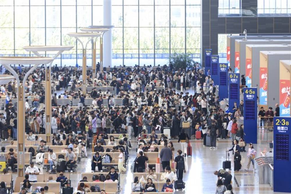 Çin’de demiryolları 7 günde 250 milyondan fazla yolcu taşıdı
