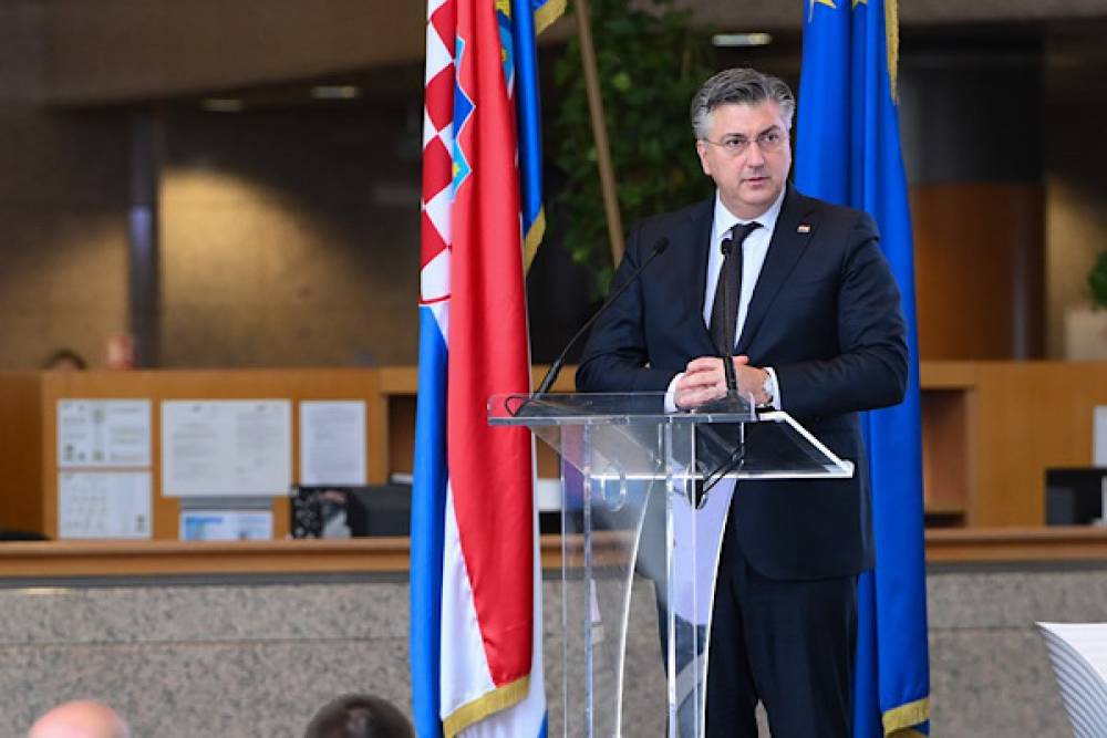Plenkovic, Avrupa Konseyi Başkanı Costa ile AB&rsquo;nin g&uuml;ndemini g&ouml;r&uuml;şt&uuml;
