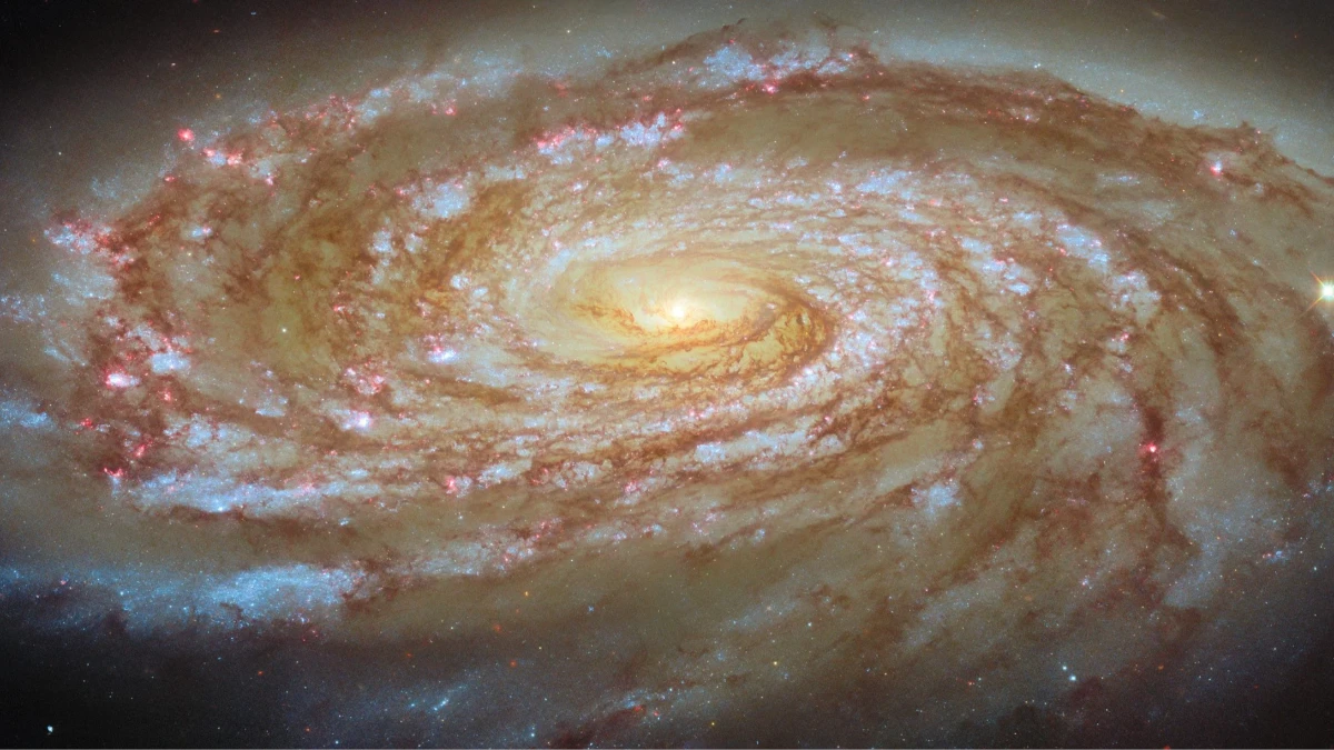 Hubble&rsquo;dan M88 sarmal galaksisinin yeni g&ouml;r&uuml;nt&uuml;s&uuml;