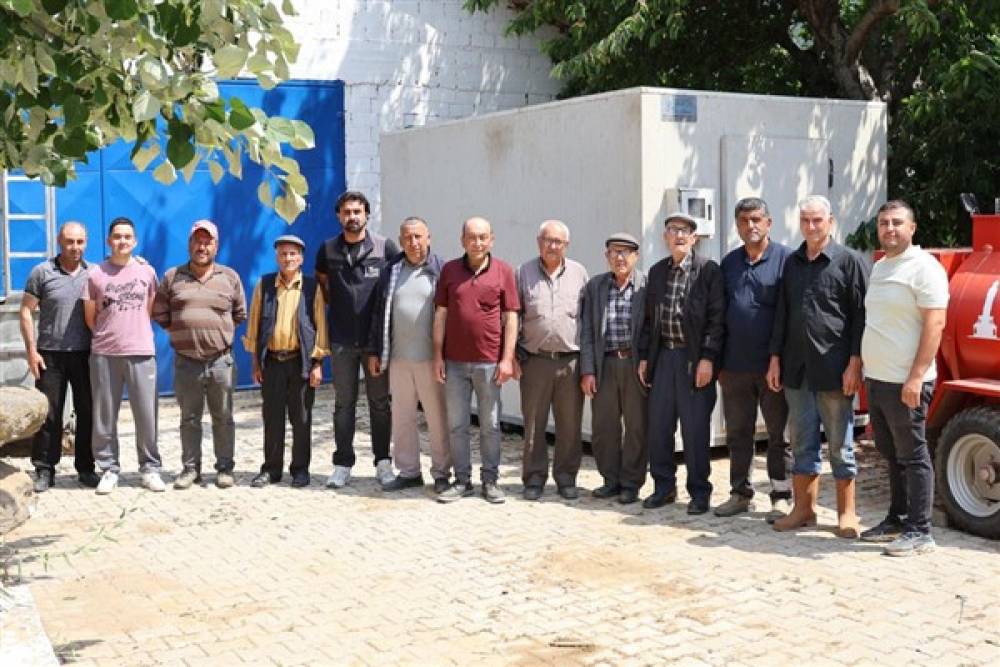 B&uuml;y&uuml;kşehirden &Ouml;demiş'teki &uuml;reticilere soğuk hava deposu desteği