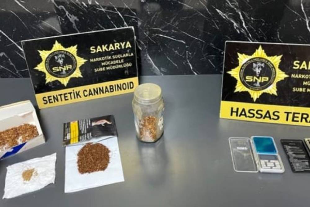 Sakarya&rsquo;da uyuşturucu operasyonunda 1 ş&uuml;pheli tutuklandı