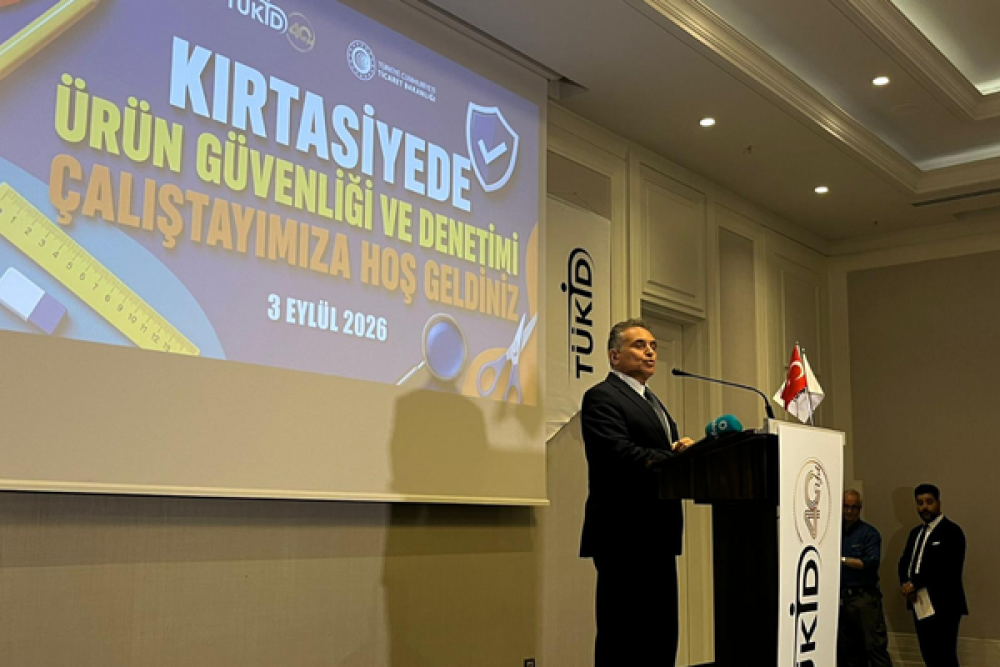 Kırtasiyede g&uuml;venli &uuml;r&uuml;n i&ccedil;in sıfır tolerans