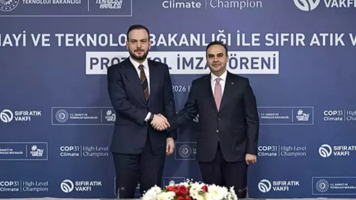 Sıfır atık i&ccedil;in imzalar atıldı: T&uuml;rkiye&rsquo;nin yeşil d&ouml;n&uuml;ş&uuml;m&uuml; k&uuml;resel sahneye taşınacak