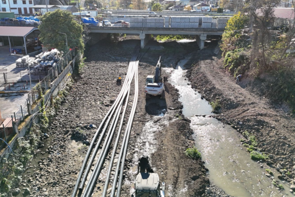 Derecik Vadisinin kanalizasyon sorunu çözülüyor