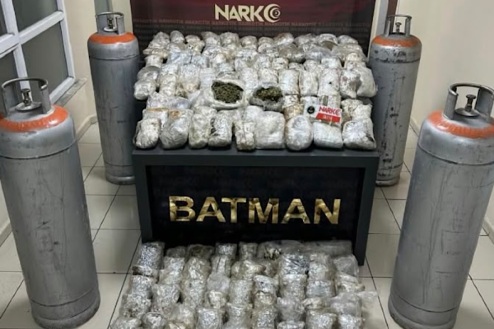 Batman'da 87 kilo 500 gram skunk ele ge&ccedil;irildi