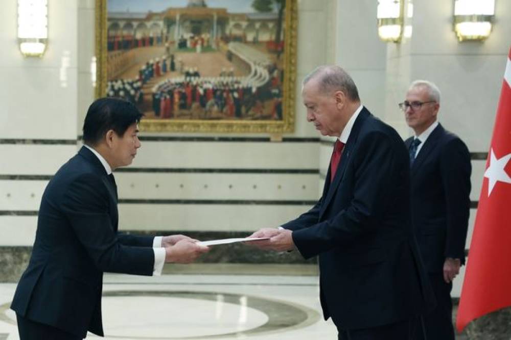 Cumhurbaşkanı Erdoğan, Tayland B&uuml;y&uuml;kel&ccedil;isi Chaiyakam&rsquo;ı kabul etti