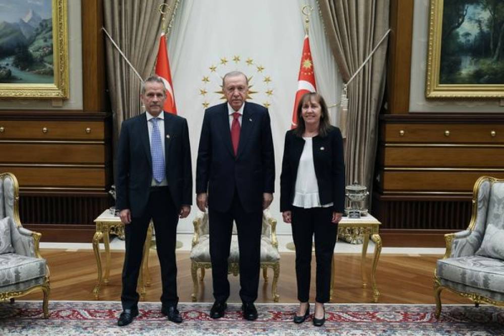 Cumhurbaşkanı Erdoğan, Kanada B&uuml;y&uuml;kel&ccedil;isi Lebleu&rsquo;yu kabul etti