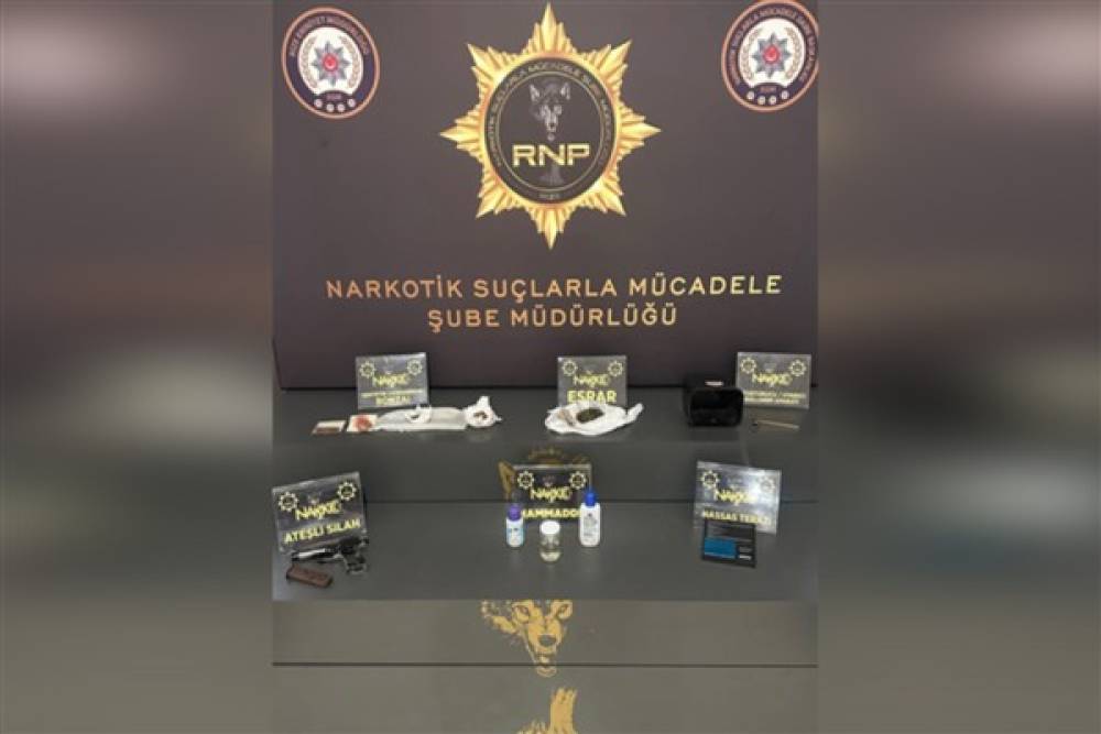 Rize’de uyuşturucu operasyonu 