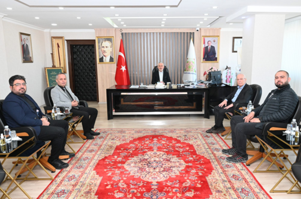 ERAH Havacılık Akademisi heyetinden Başkan Başdeğirmen'e ziyaret