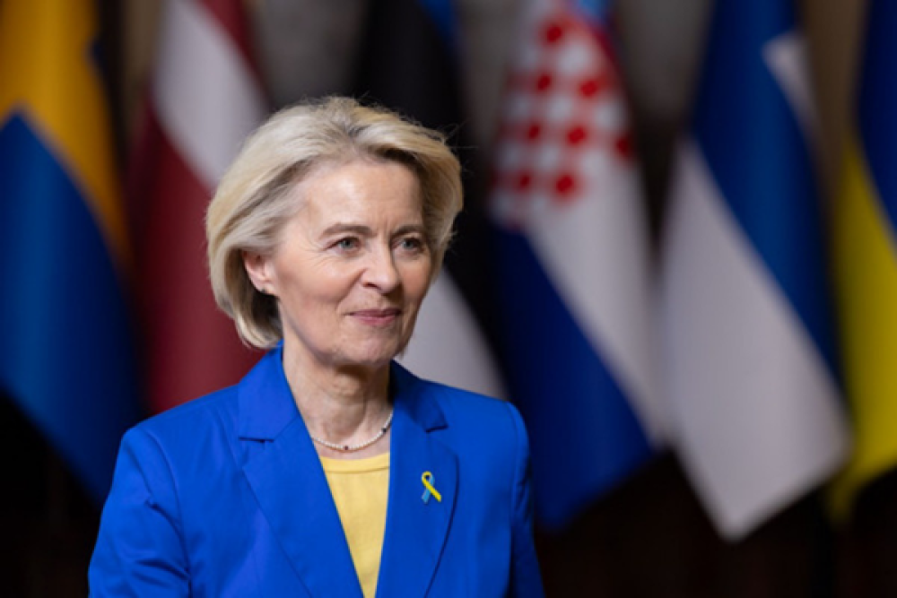 Von der Leyen: D&uuml;nya &uuml;zerindeki g&uuml;venliğimiz uzaydaki g&uuml;venliğimize bağlı 