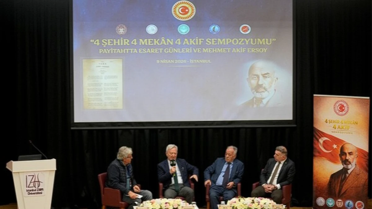 İstanbul'da '4 Şehir, 4 Mekan, 4 Akif' programı d&uuml;zenlendi