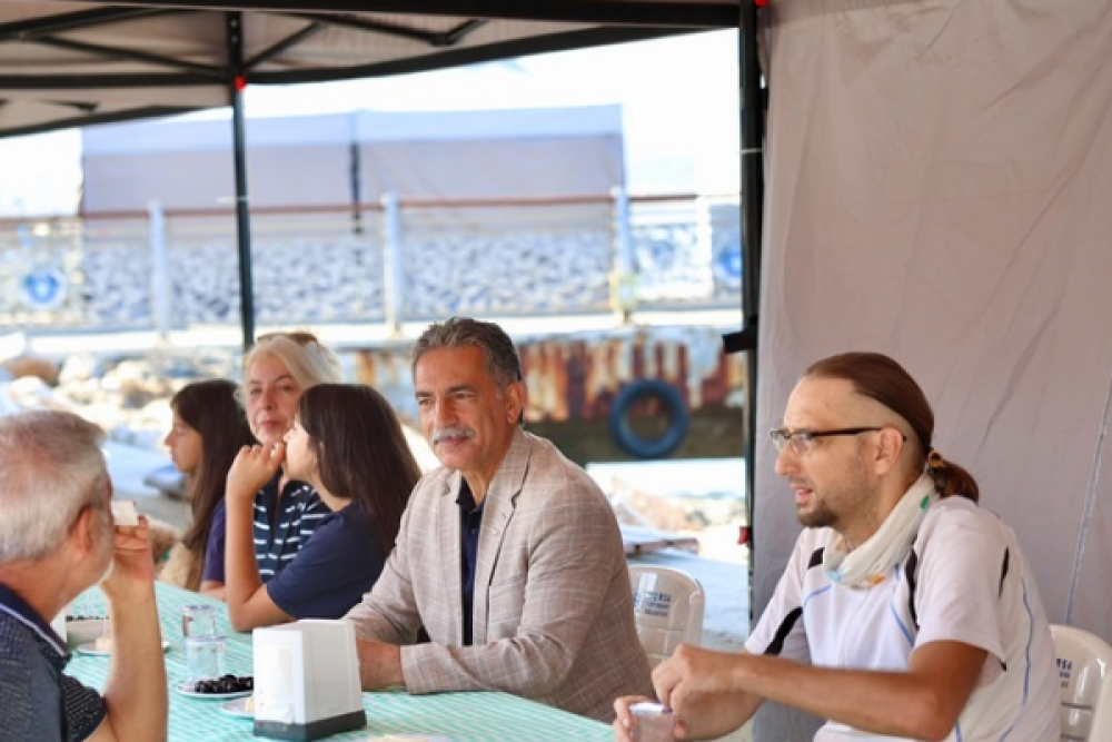 Gemlik Zeytini Festivali&rsquo;nde at&ouml;lyeler d&uuml;zenlendi