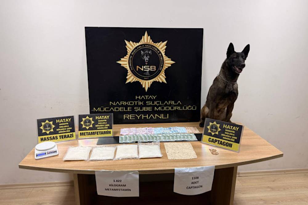 Hatay&rsquo;da uyuşturucu ve silah operasyonu d&uuml;zenlendi