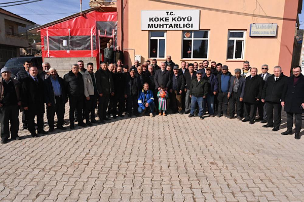 Başkan Başdeğirmen&rsquo;den K&ouml;ke K&ouml;y&uuml;&rsquo;ne ziyaret