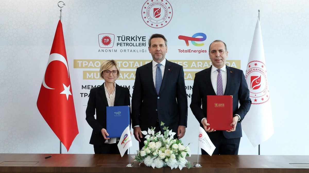 Enerjide b&uuml;y&uuml;k işbirliği: TPAO ve TotalEnergies mutabakat zaptı imzaladı