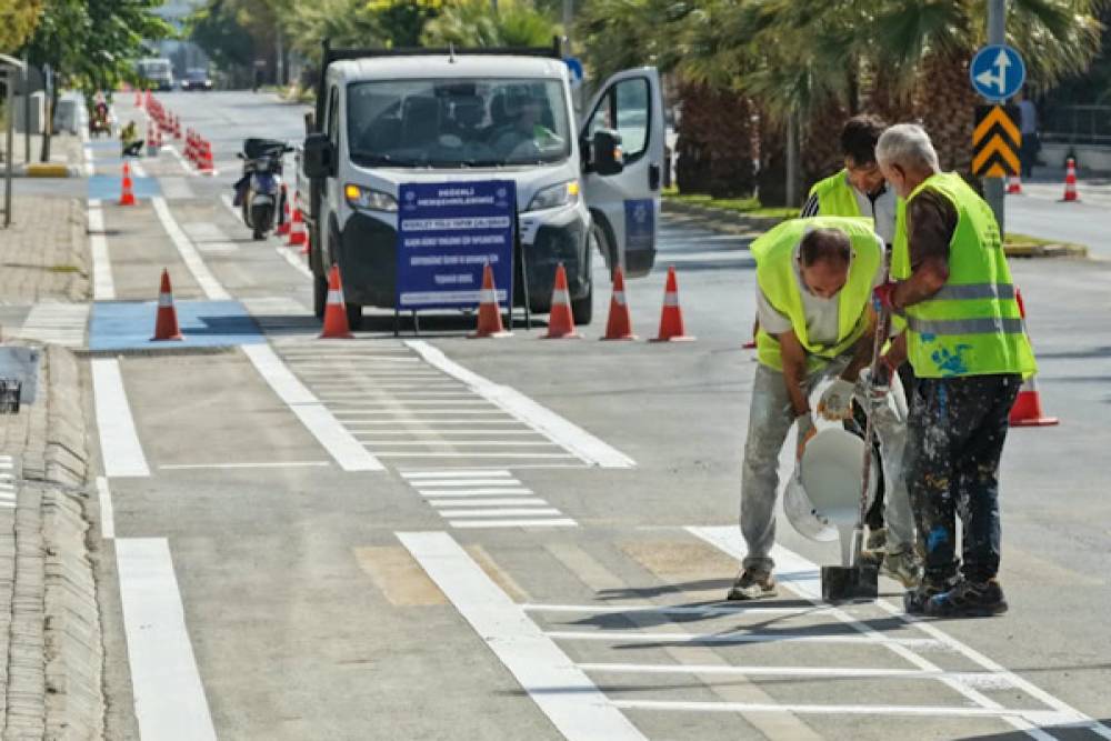 Aydın&rsquo;da 11 kilometrelik bisiklet yolu i&ccedil;in &ccedil;alışmalar başladı