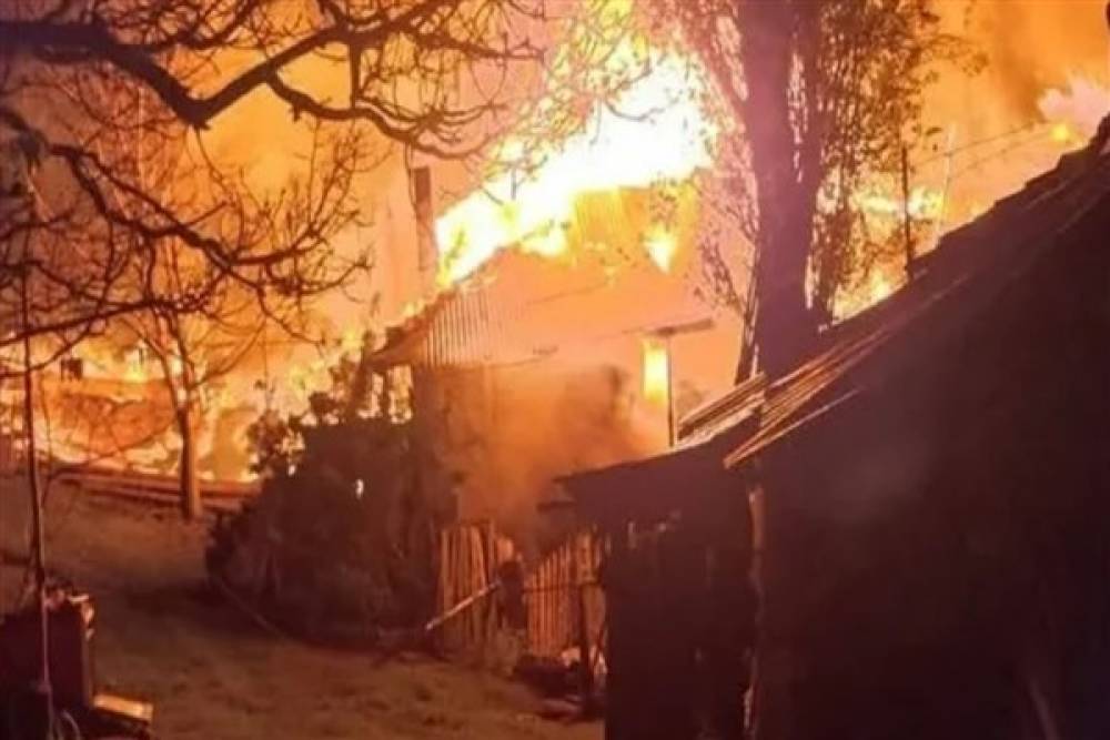 S&uuml;leymanbey K&ouml;y&uuml;&rsquo;nde ev yangını