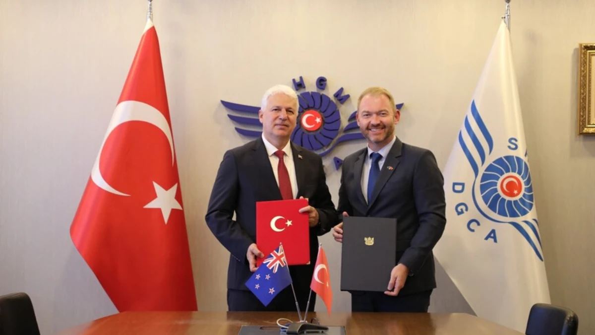 T&uuml;rkiye ile Yeni Zelanda havacılıkta anlaştı: Karşılıklı u&ccedil;uşlar artacak