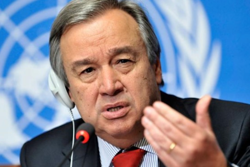 Guterres: Şiddet ve korkudan arınmış bir gelecek inşa etmeliyiz