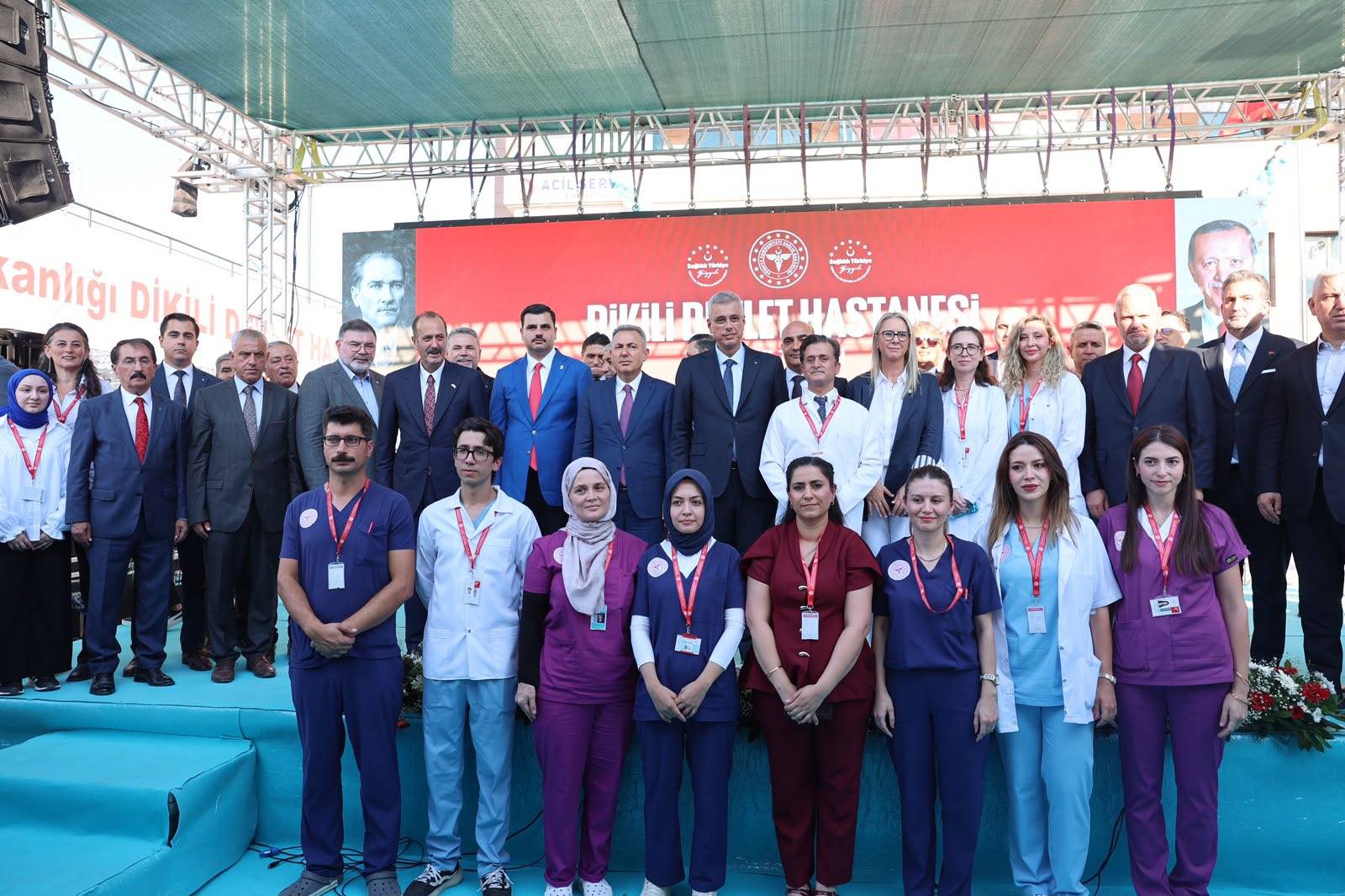 Dikili Devlet Hastanesi T&ouml;renle Hizmete Girdi