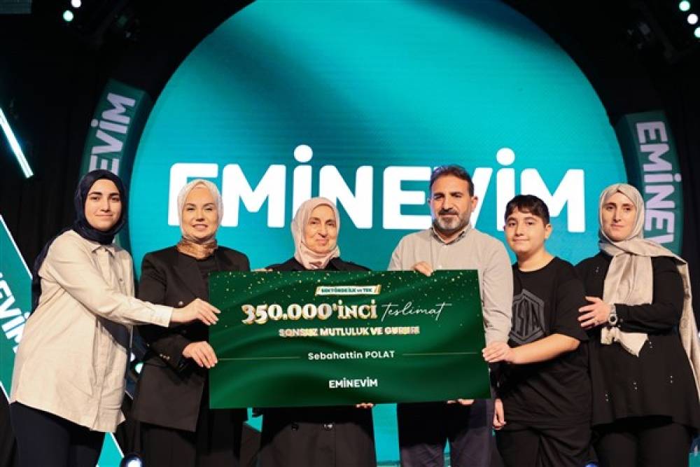 Eminevim 350 bininci teslimatını ger&ccedil;ekleştirdi
