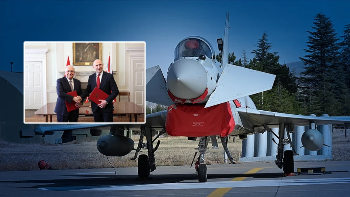 MSB a&ccedil;ıkladı: T&uuml;rkiye ve İngiltere, Eurofighter i&ccedil;in destek ve lojistik s&ouml;zleşmesi imzaladı