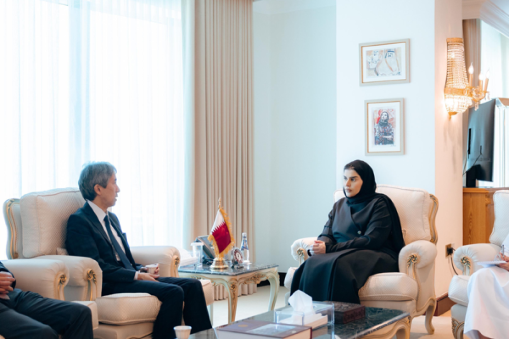 Al Misnad, Japonya Bakan Yardımcısı Iwamoto ile g&ouml;r&uuml;şt&uuml; 