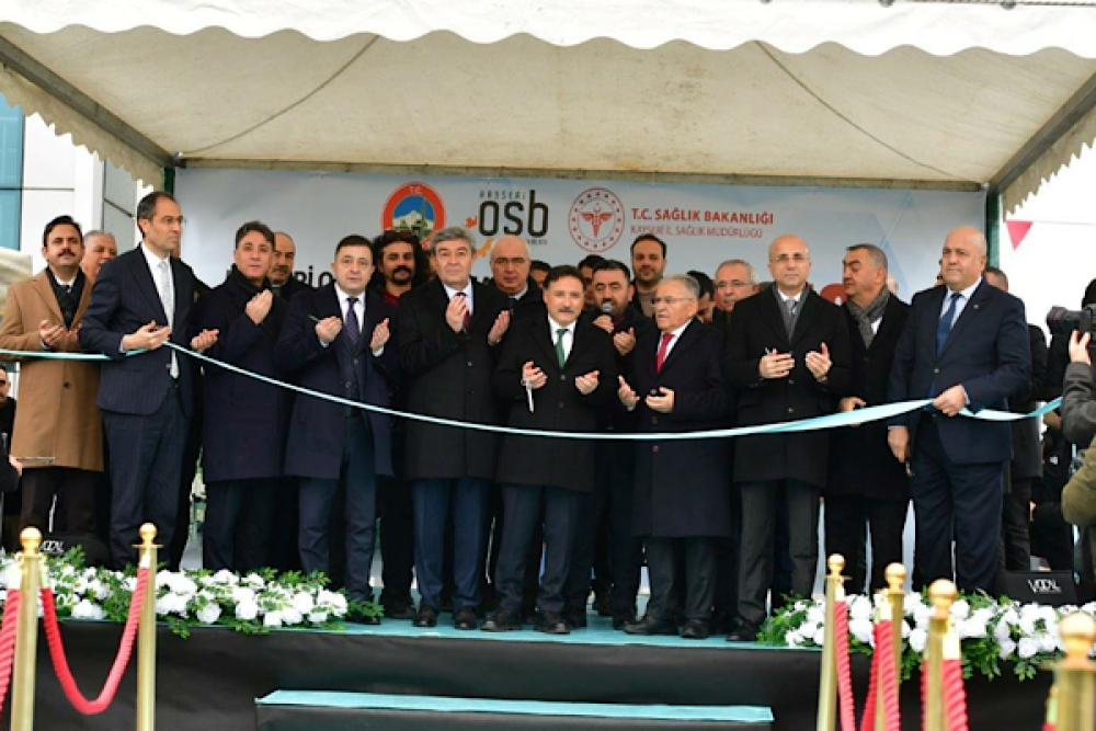 Kayseri OSB Sağlık Merkezi t&ouml;renle hizmete a&ccedil;ıldı