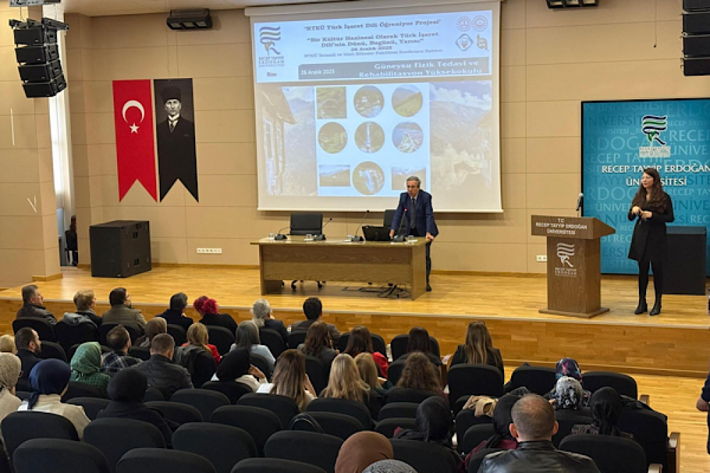 RTE&Uuml;&rsquo;de &ldquo;Bir K&uuml;lt&uuml;r Hazinesi Olarak T&uuml;rk İşaret Dili&rdquo; etkinliği d&uuml;zenlendi