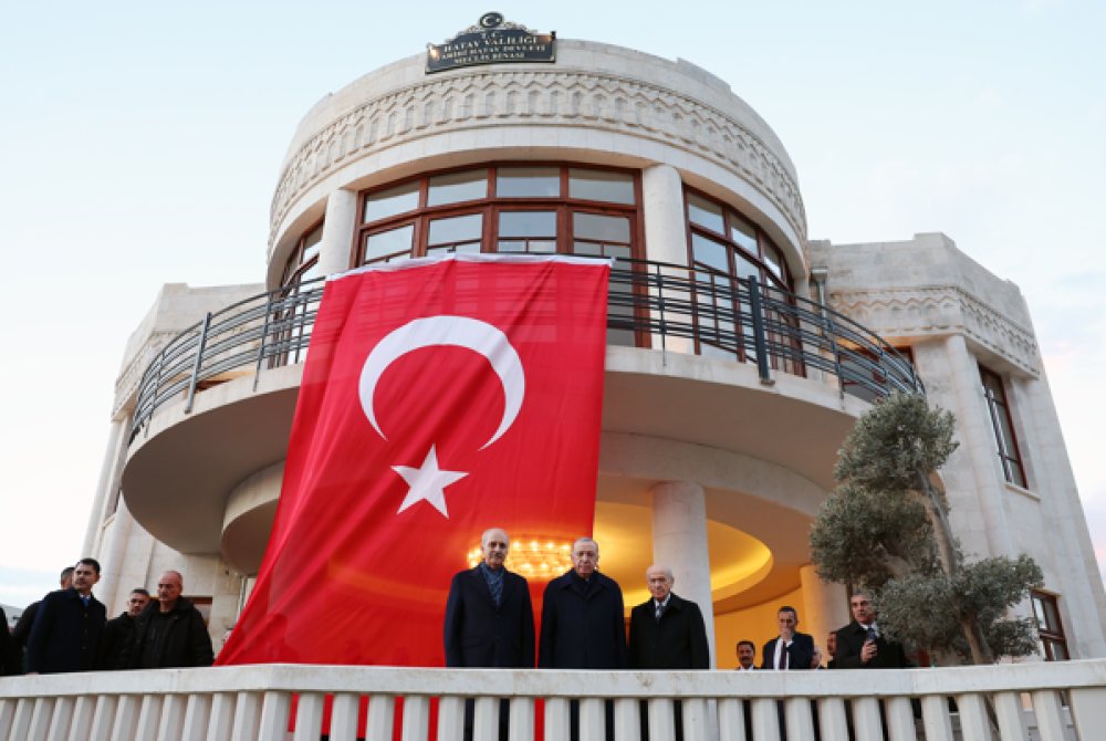 Cumhurbaşkanı Erdoğan, Hatay'da tarihi ve k&uuml;lt&uuml;rel yapıları ziyaret etti