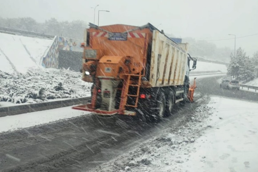 Gaziantep&rsquo;te karla m&uuml;cadele 