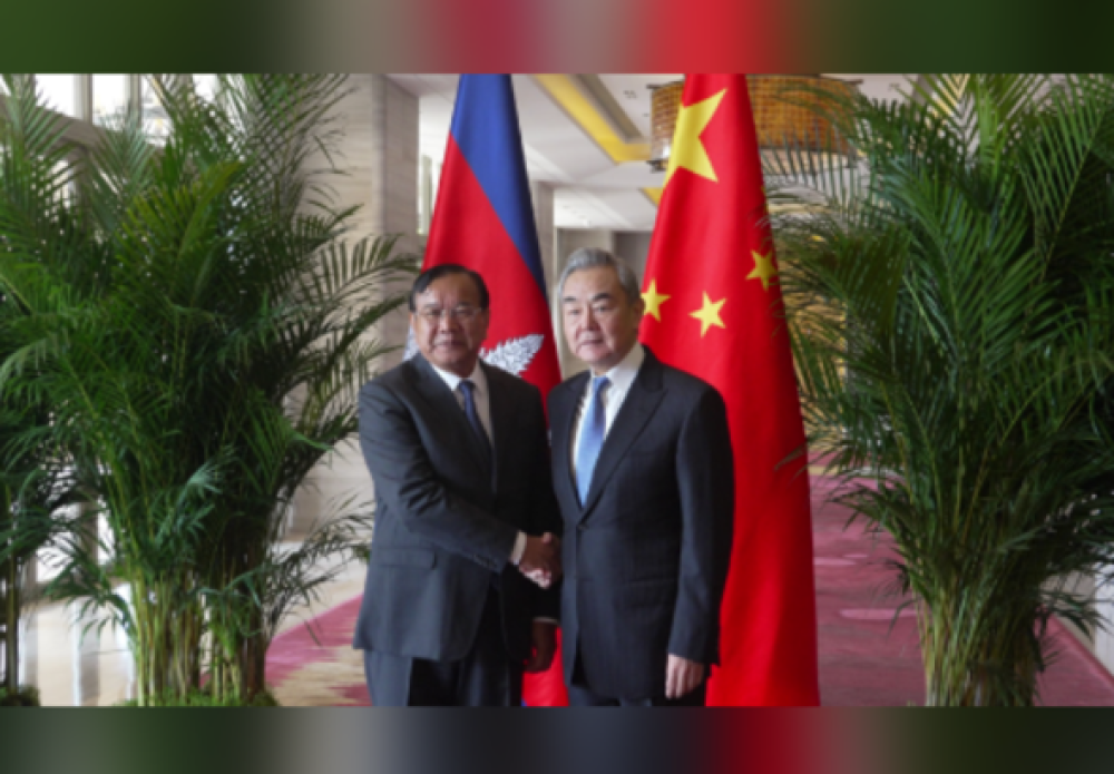 Dışişleri Bakan Wang: Kambo&ccedil;ya sınırına insani yardım sağlayacağız