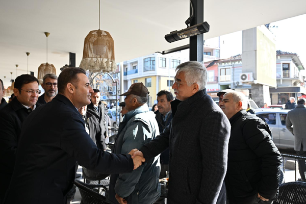 Başkan Akın'dan Sındırgı ziyareti