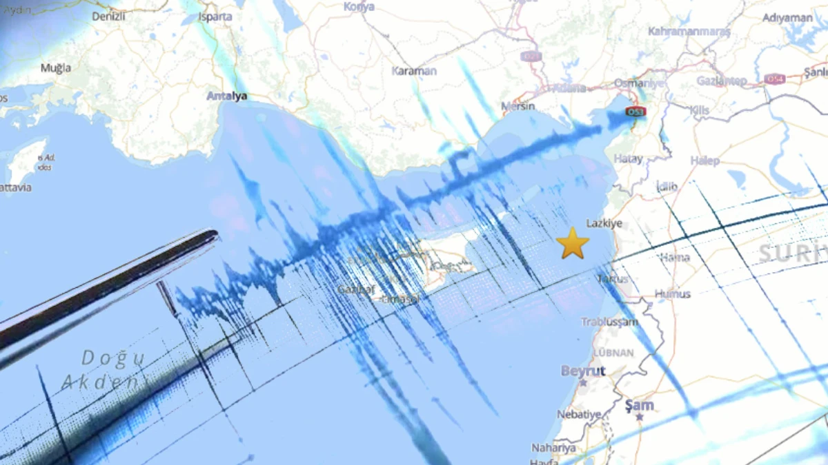 AZ &Ouml;NCE DEPREM Mİ OLDU SON DAKİKA: Akdeniz'de korkutan deprem! Hatay ve Adana'da da hissedildi
