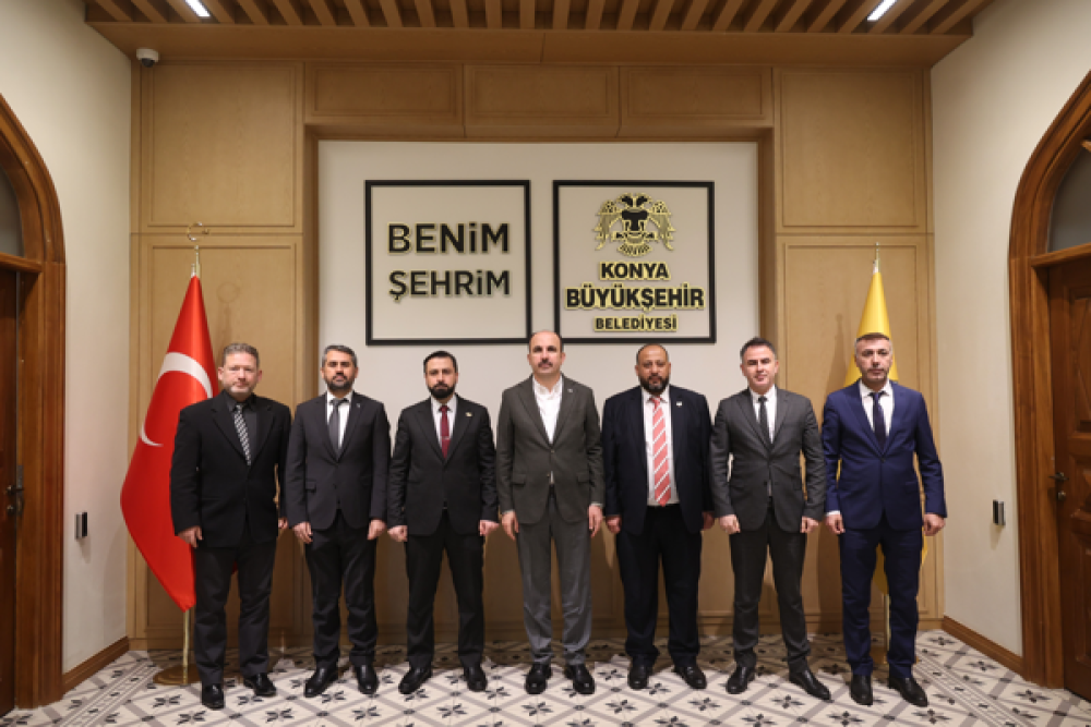 Suriyeli heyetten Başkan Altay&rsquo;a ziyaret 