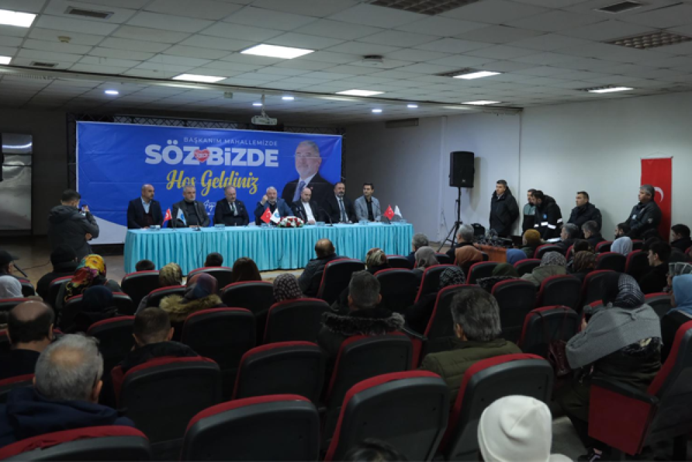 Başkan Aşgın, &Ccedil;&ouml;pl&uuml; Mahallesi&rsquo;nde vatandaşlarla buluştu