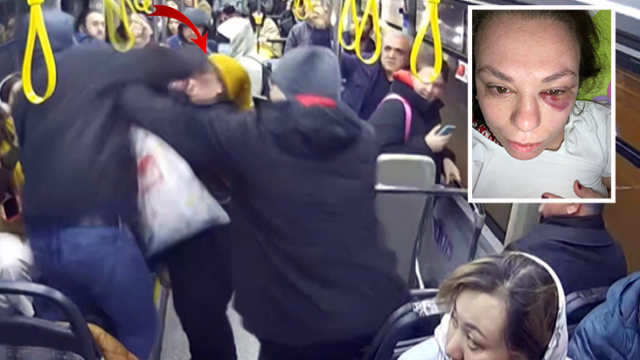 Belediye Otobüsünde yer kavgası