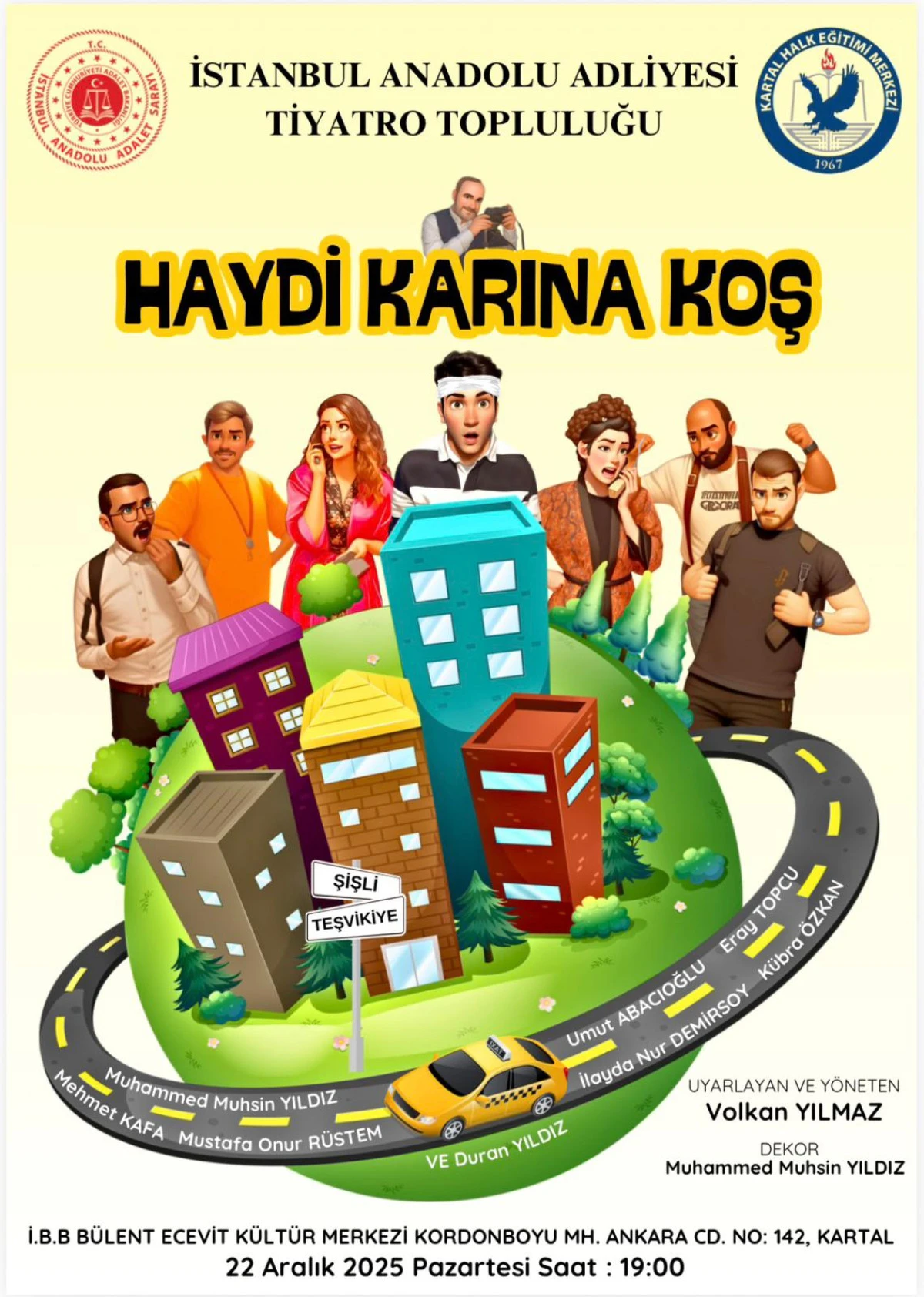 İstanbul Anadolu Adliyesi Personelinden Başarılı Tiyatro Performansı