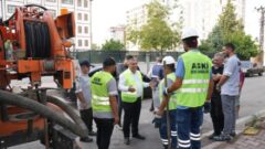 ASKİ’den kış hazırlığı kapsamında kanal hatlarında temizlik
