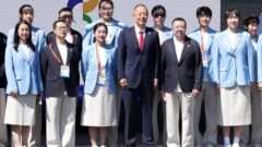 Çin kafilesi Aichi-Nagoya Asya Oyunları’nda törenle karşılandı