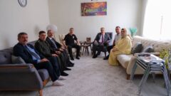 Vali Çiçek, gazi Bayram Ali Koşar’ı ziyaret etti