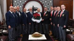 Vali Ustaoğlu, gazilerle bir araya geldi