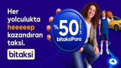 Bitaksi’den her yolculukta yüzde 50’ye varan bitaksiPara kampanyası