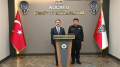 Vali Aktaş, Kocaeli İl Emniyet Müdürü Özcan’ı ziyaret etti