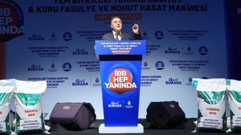 İBB’den çiftçilere 116 ton yem bitkisi tohumu ve hasat makinesi desteği