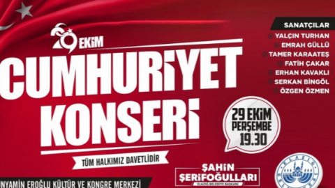 Elazığ Belediyesi, 29 Ekim Cumhuriyet Bayramı dolayısıyla Cumhuriyet konseri düzenleyecek
