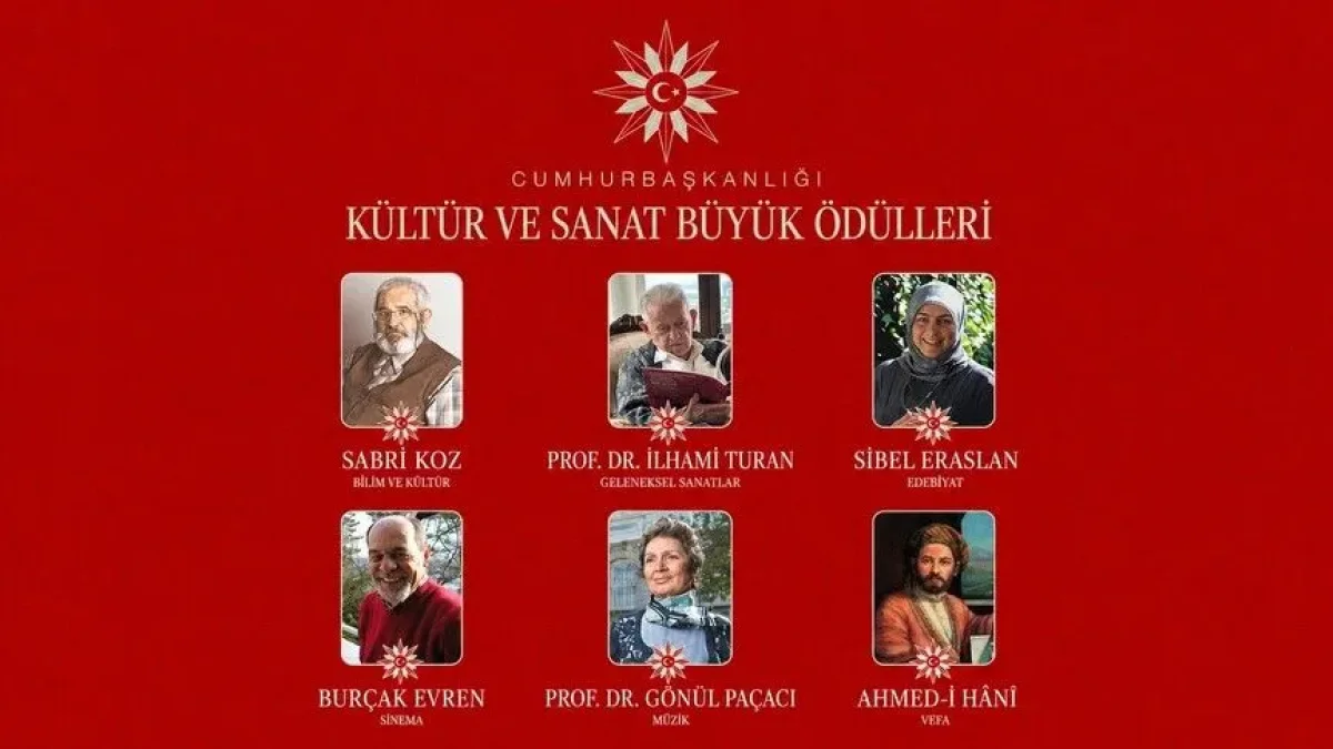 2026 Cumhurbaşkanlığı Kültür ve Sanat Büyük Ödülleri sahiplerini buldu