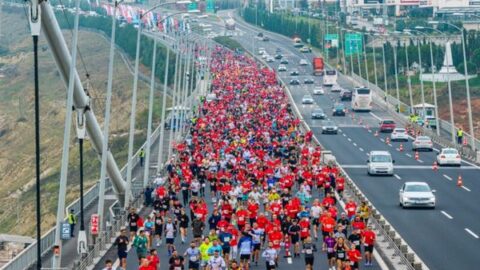 Uluslararası Cumhuriyet Koşusu, Osmangazi Köprüsü’nde gerçekleştirildi