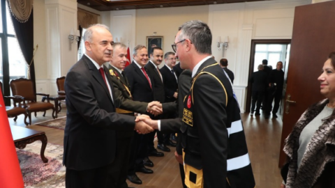 Vali Erol, Cumhuriyet Bayramı tebrikat törenine katıldı